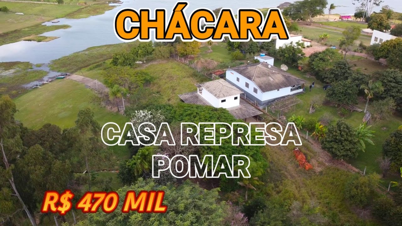 VENDE-SE CHÁCARA DEFRONTE A REPRESA EM RIBEIRÃO CLARO - R$ 470 MIL (CÓD C255)