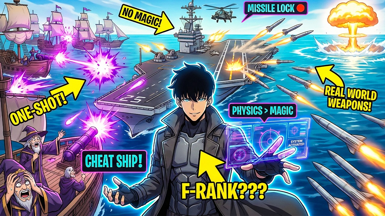 Everyone Uses MAGIC CANNONS… He Uses MISSILES, Nukes and PHYSICS to DOMINATE THE OCEAN!