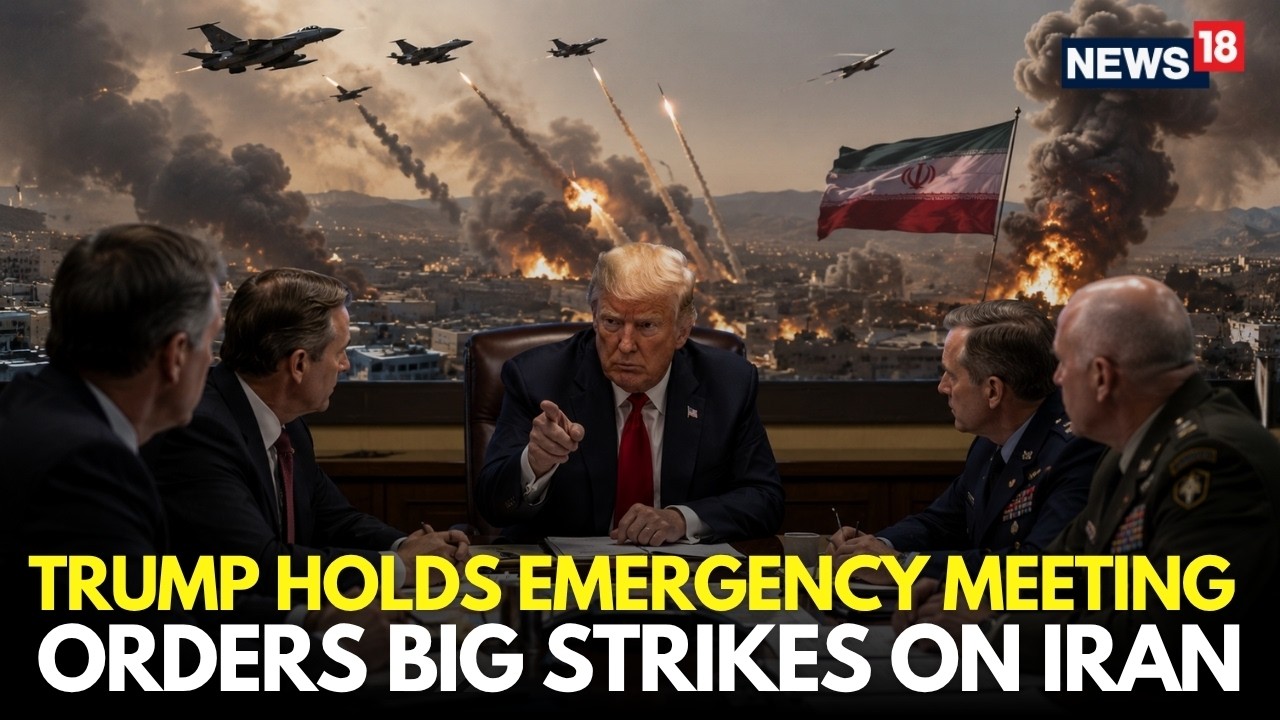 US Iran War LIVE | Trump Holds Emergency Situation Room Meeting To Destroy Iran | Iran News | N18G