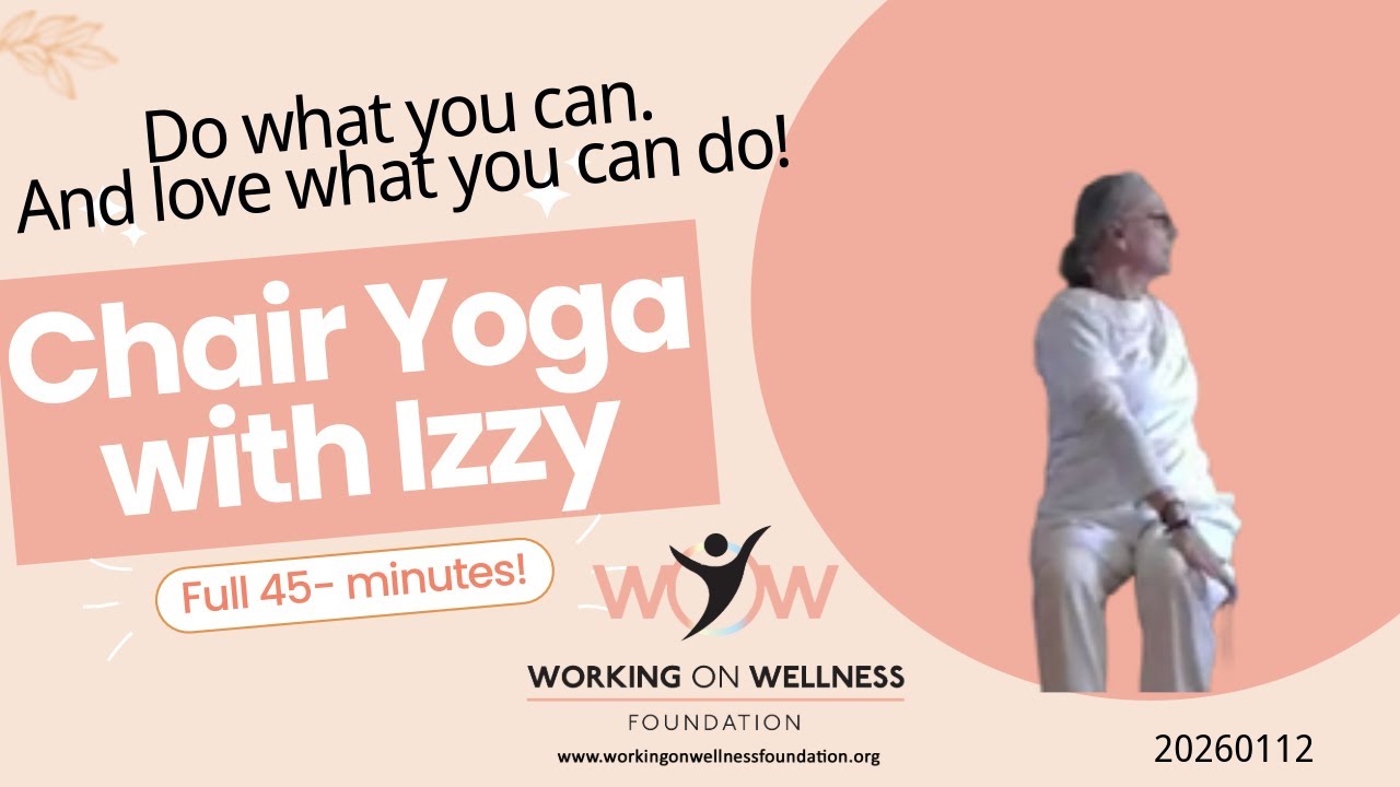 Йога на стуле с Иззи | Мягкая йога сидя для расслабления и улучшения подвижности (12 января 2026 г.)