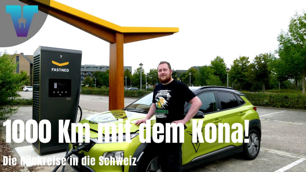 1000 Km Roadtrip mit dem Hyundai Kona Elektro - Die Rückreise [Deutsch] | Vision E Drive #21