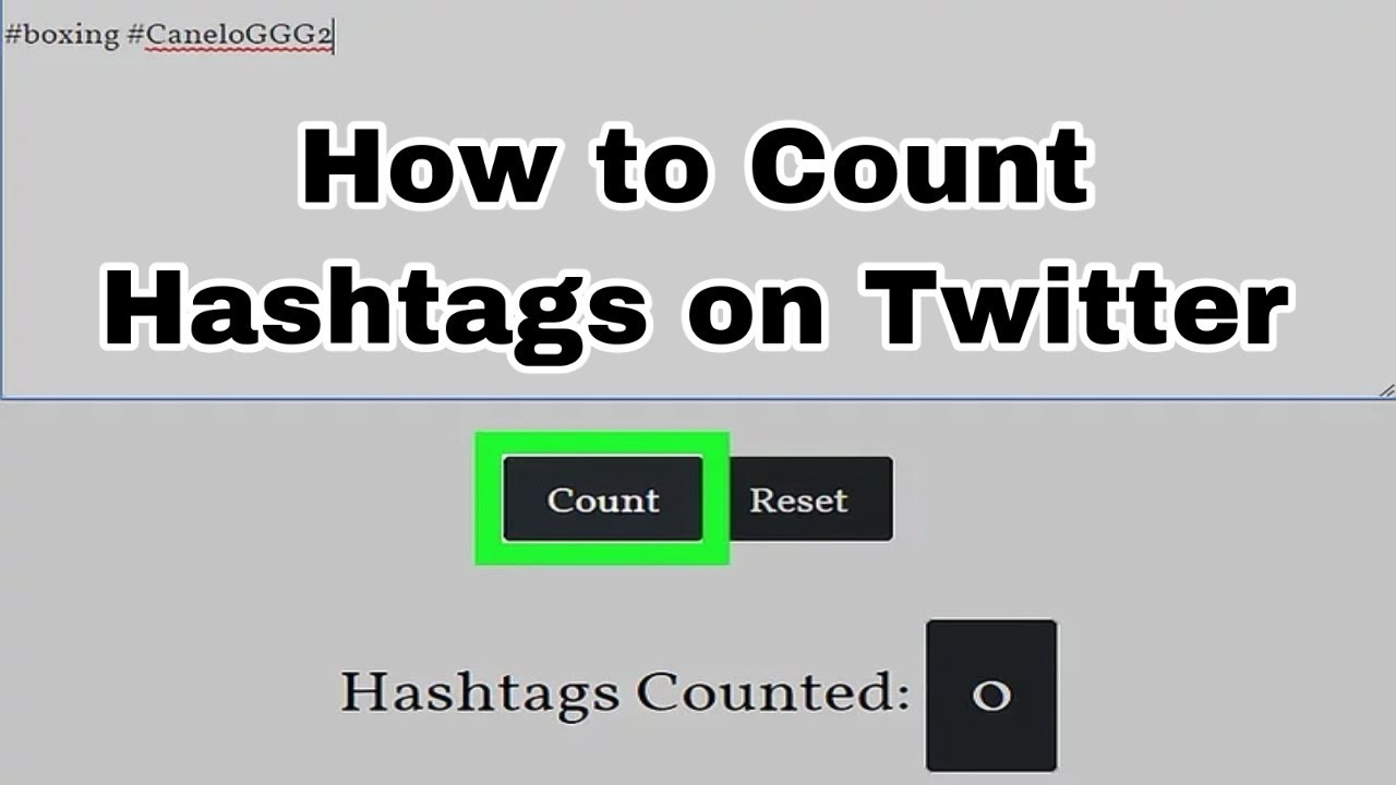 How to Count Hashtags on Twitter | Count Hastags on Twitter Fast