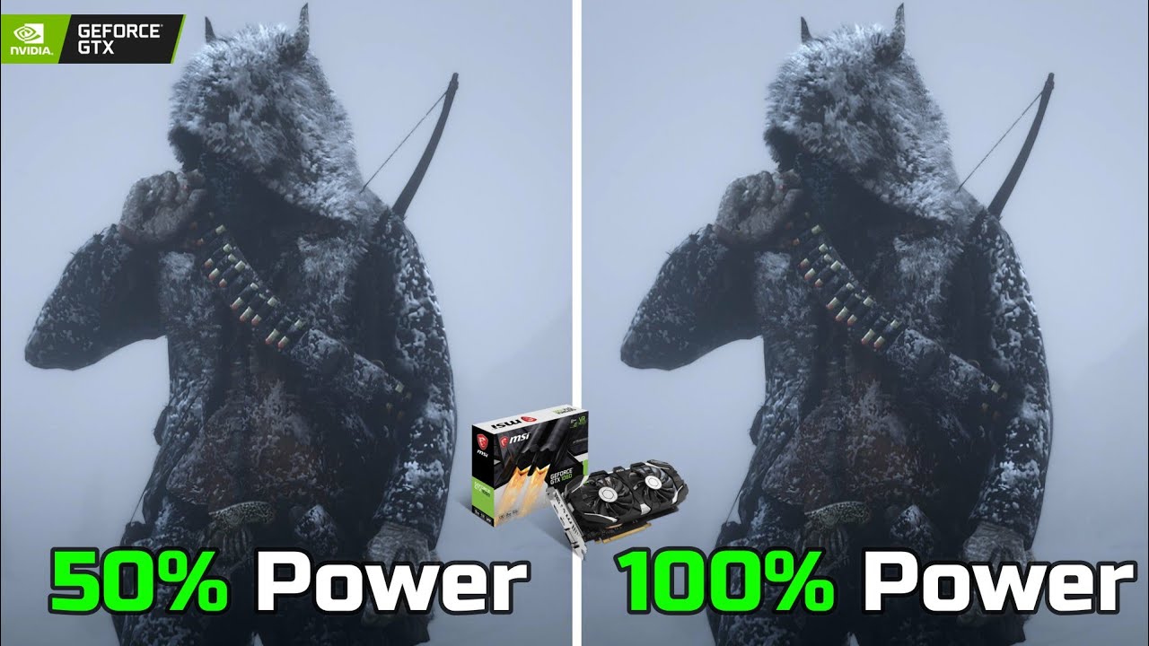 GTX 1060 | 50% vs 100% Power Limit | Comparison