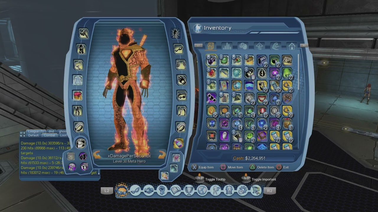 DCUO Advanced Fire DPS Loadout AOE/ST