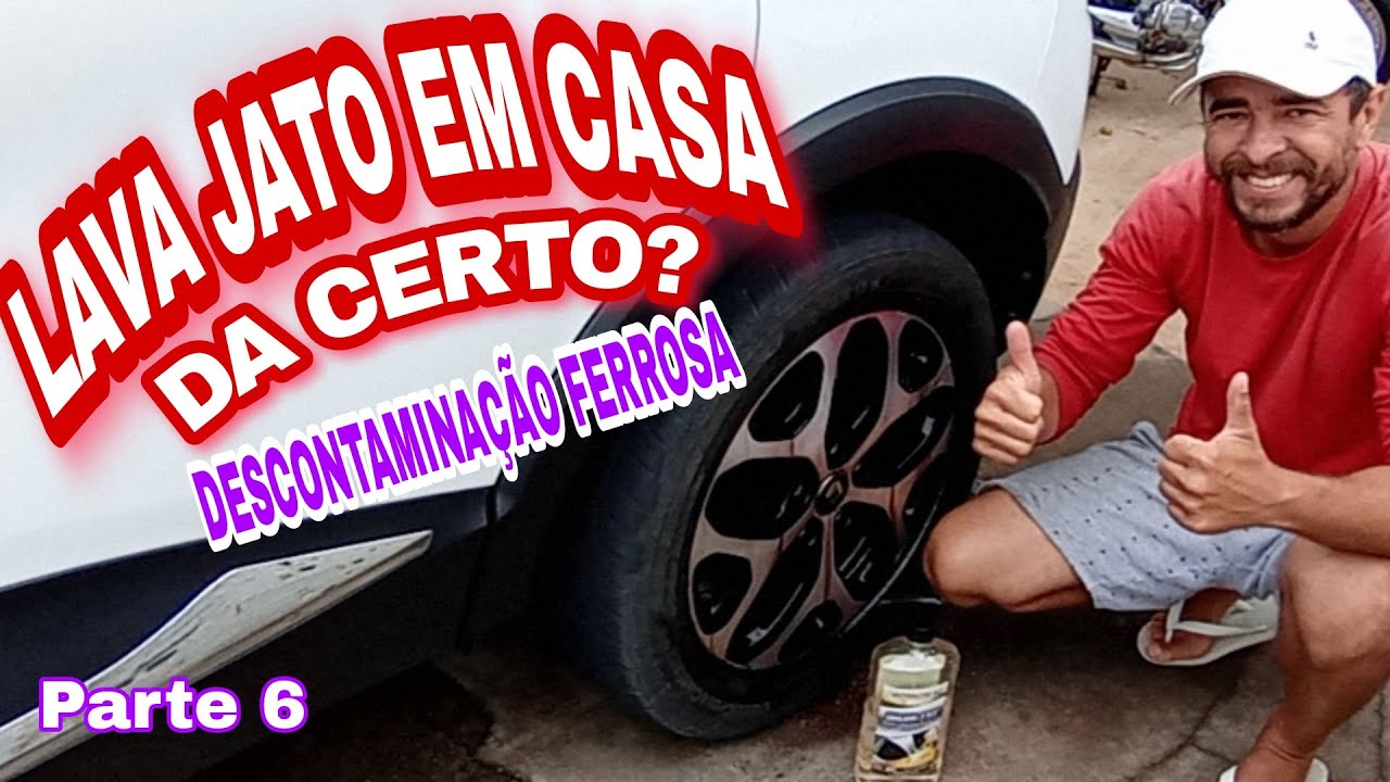 COMO FAZER DESCONTAMINAÇÃO FERROSA - LAVA JATO DE QUINTAL