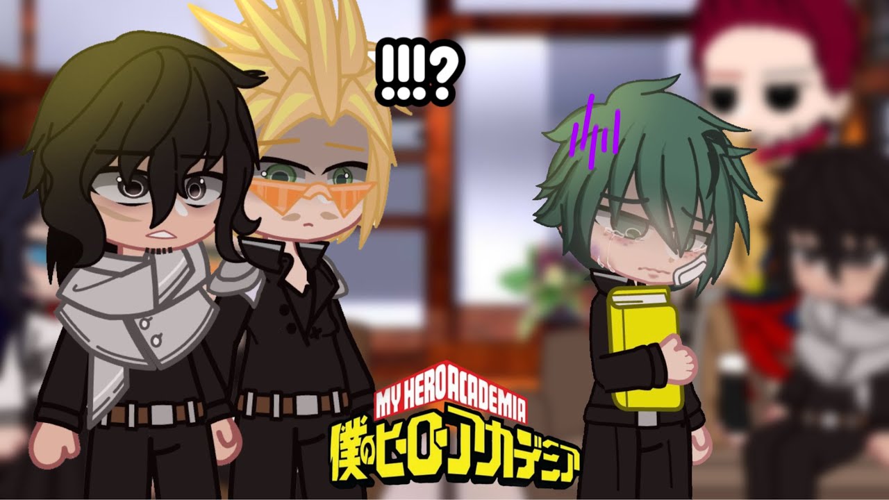 Past Pro hero react to Izuku Midoriya!! | TW! | Angst | Part - 1 | MHA/BNHA | gacha