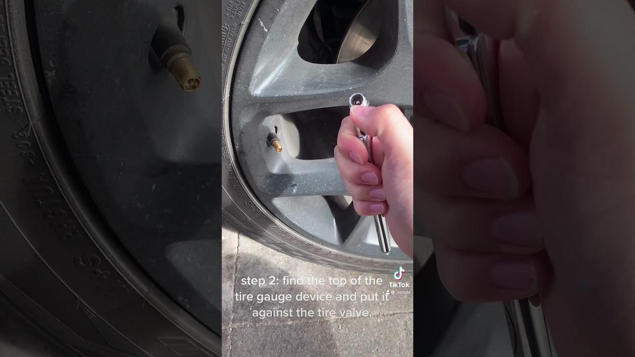 Tutorial for how to use tire gauge