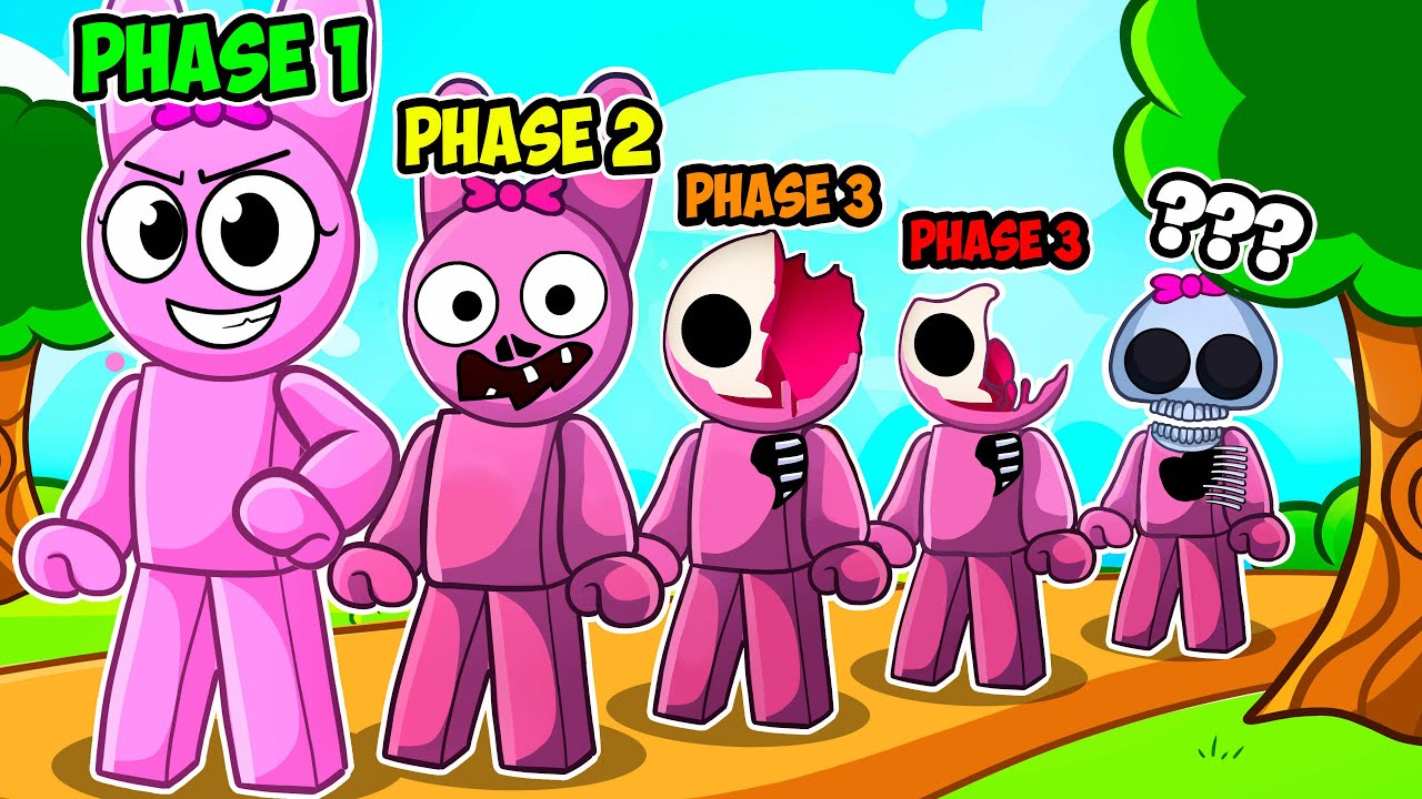 Pinki's Evolution PHASES 1-5 In Roblox!