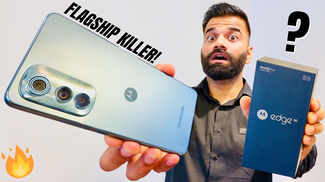 Moto Edge 30 Unboxing & First Look - World's Thinnest 5G Smartphone🔥🔥🔥
