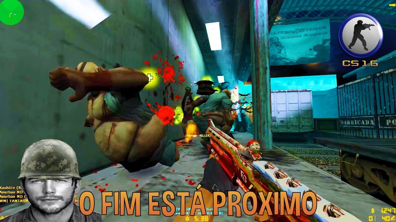 Counter Strike 1.6 - Modo zombie!