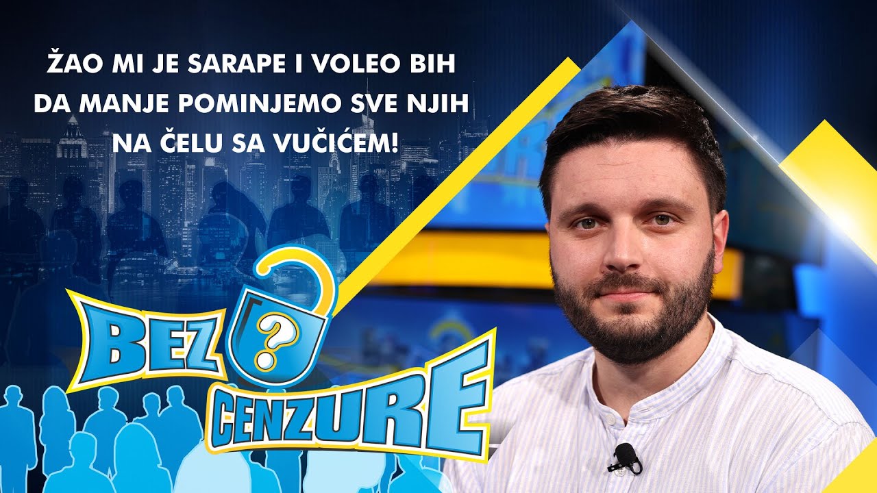 Danilo Vidaković - Žao mi je  Sarape i voleo bih da manje pominjemo sve njih na čelu sa Vučićem!