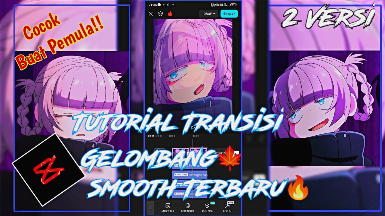 Tutorial Capcut Edit Transisi Gelombang 2 Versi 🍁
