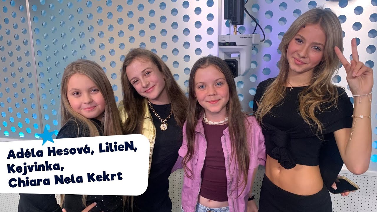 Adéla Hesová, LilieN, Kejvinka i Chiara Nela Kekrt nás navštívily! Plánují spolu natočit song?
