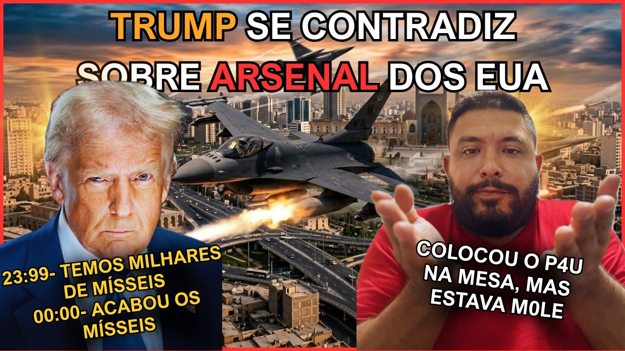 TRUMP expõe ARSENAL dos ESTADOS UNIDOS e MOSTRA FRAGILIDADE