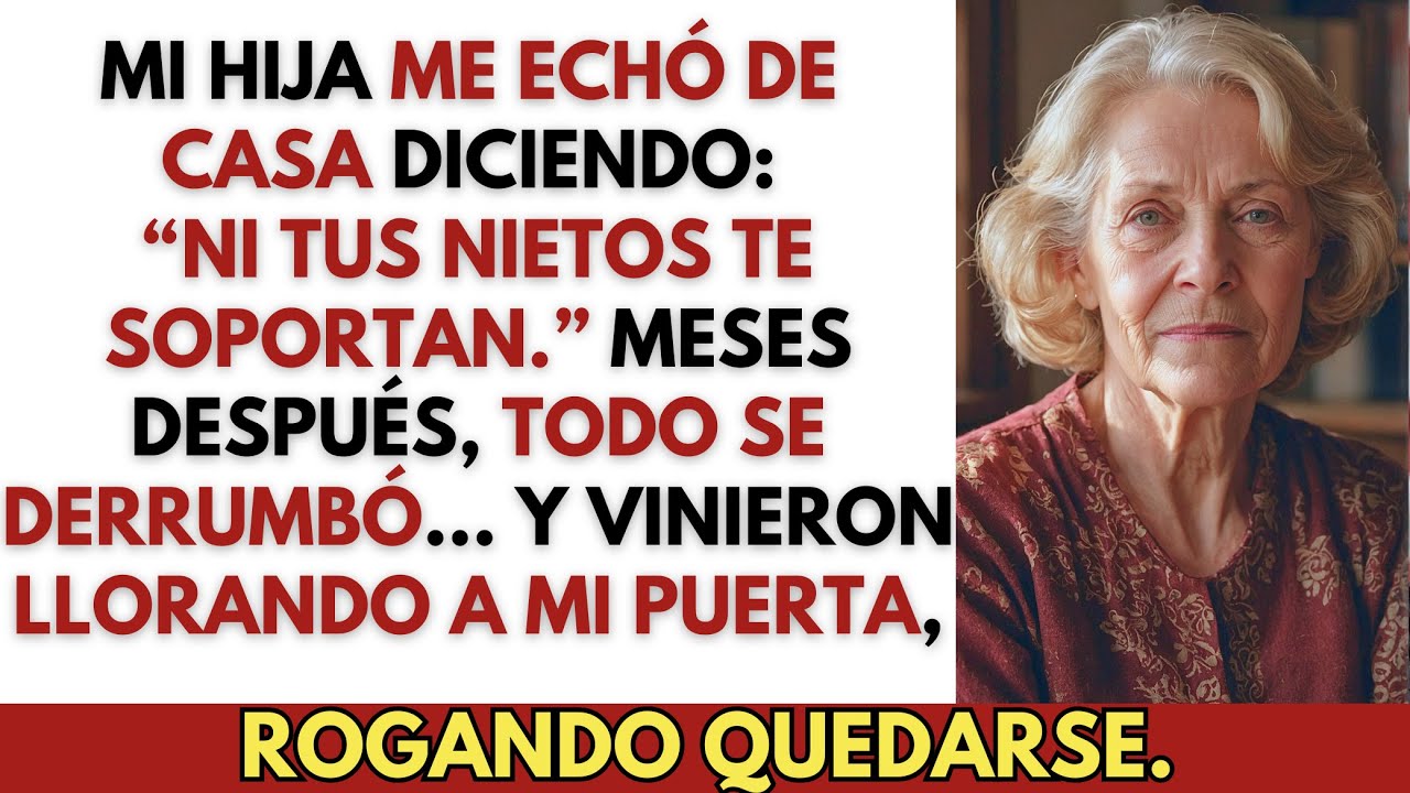 Mi hija me gritó: “¡Ni siquiera tus nietos te soportan!” — Ahora suplican quedarse en mi casa