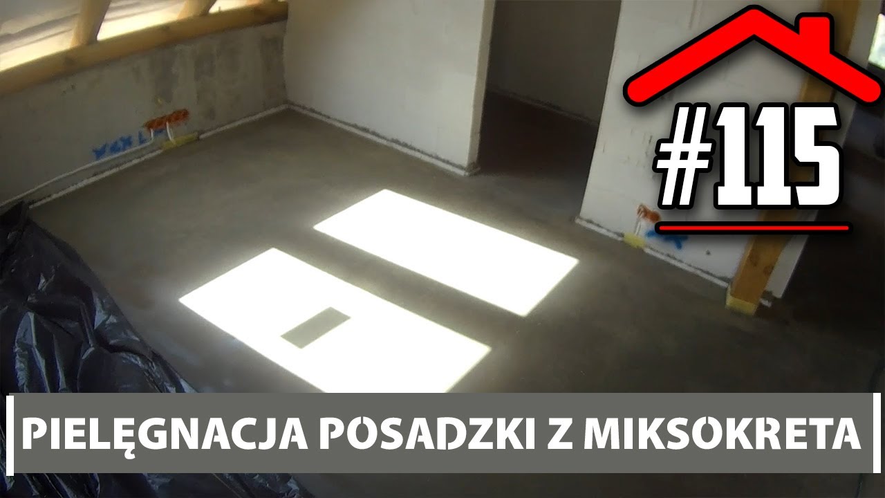 #115 Pielęgnacja posadzki cementowej. Pielęgnacja posadzki z miksokreta. Posadzka maszynowa
