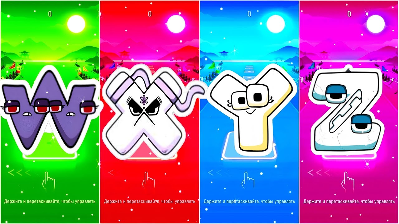 ALPHABET LORE 🆚 ALPHABET LORE TEAM 🆚 ALPHABET LORE SONG 🆚 Tiles Hop EDM RUSH🔥❤️🎶🎵
