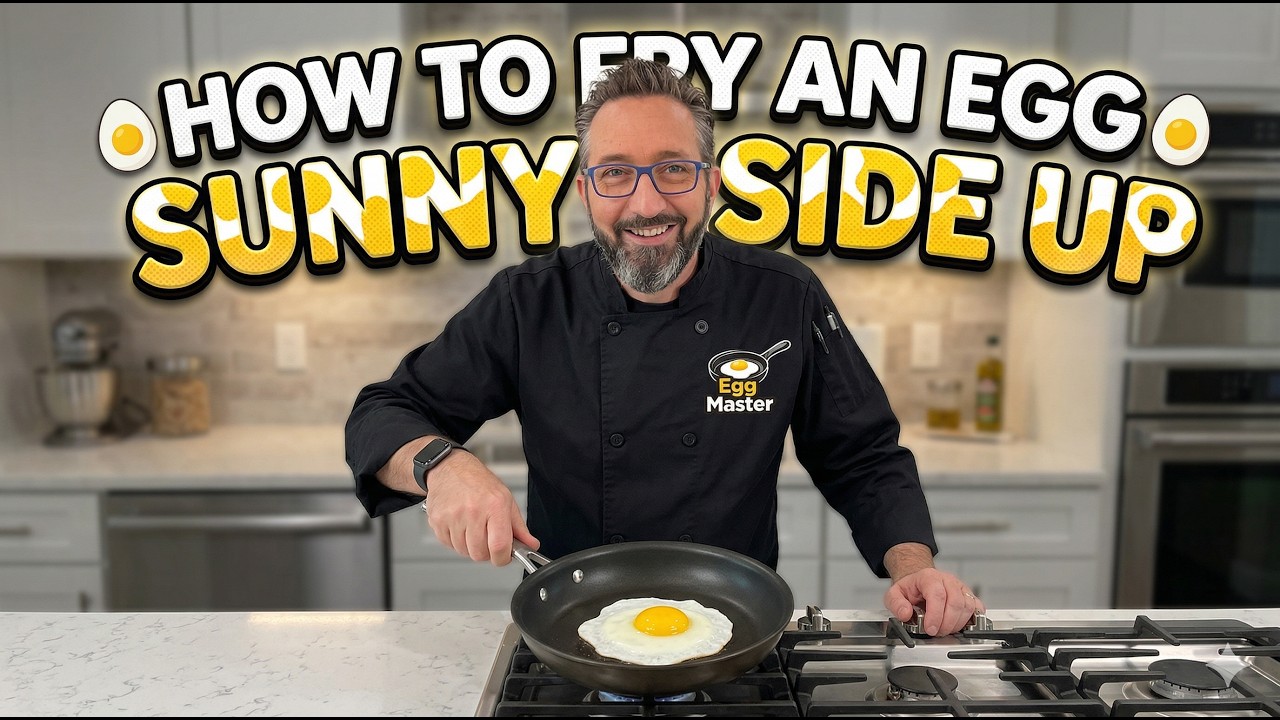 Cooking sunny side up eggs like a pro!