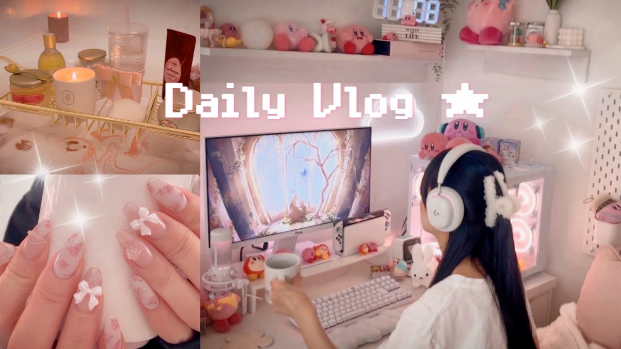 買い物したり原神したりバスタイムを楽しむvlog