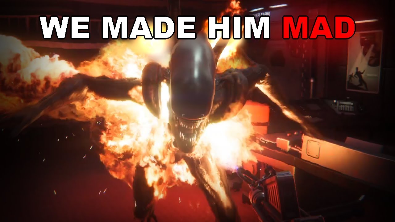 Committing arson against space creatures || Alien Isolation