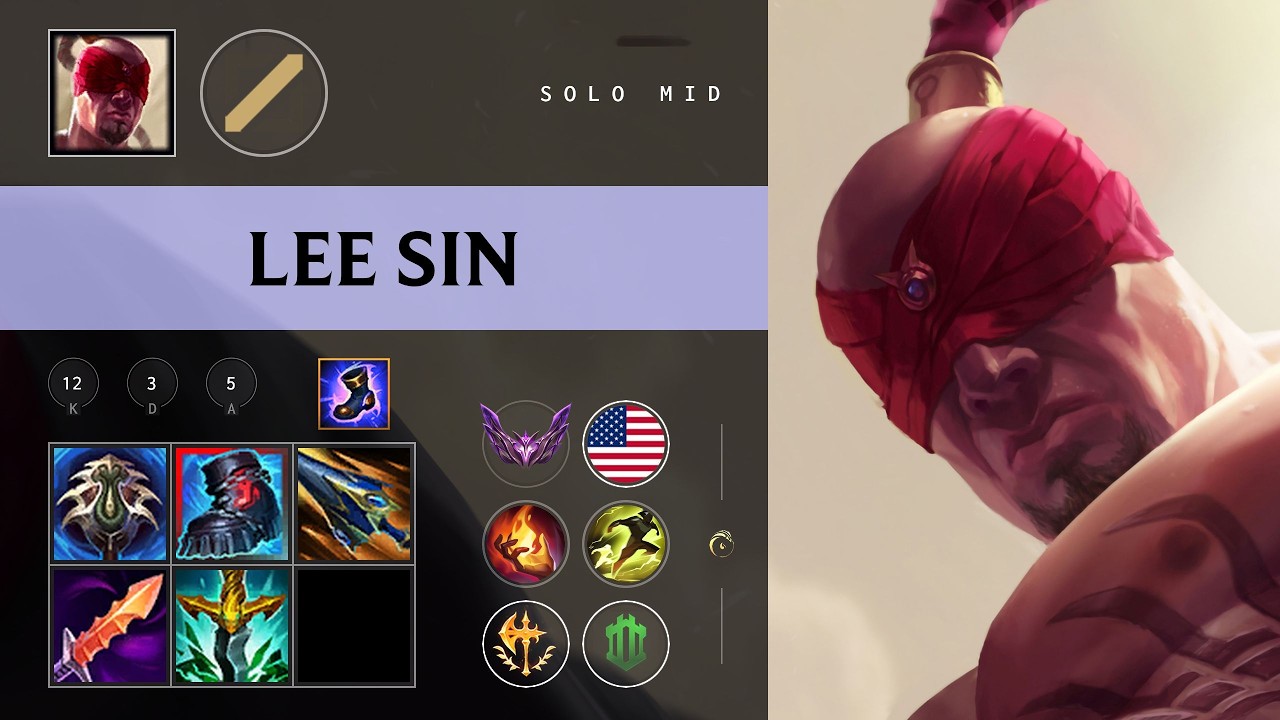Lee Sin Mid vs Taliyah - NA Master Patch 26.08