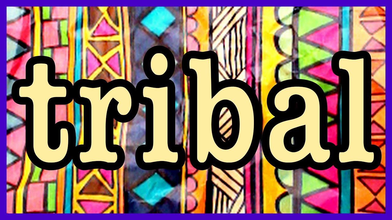 DIY: Tribal Print Art Drawing PT 2