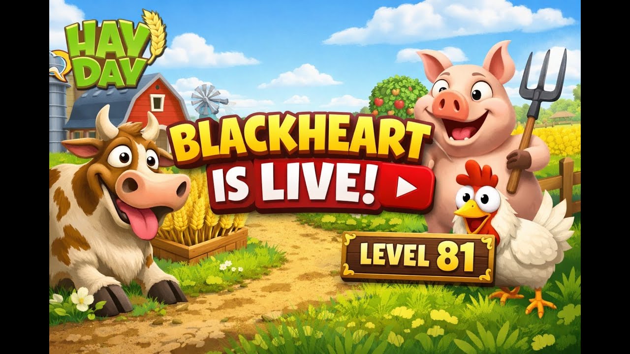 BLACKHEART IS LIVE 🔴 HAY DAY FARMING MADNESS | COIN & XP GRIND 🚜💰