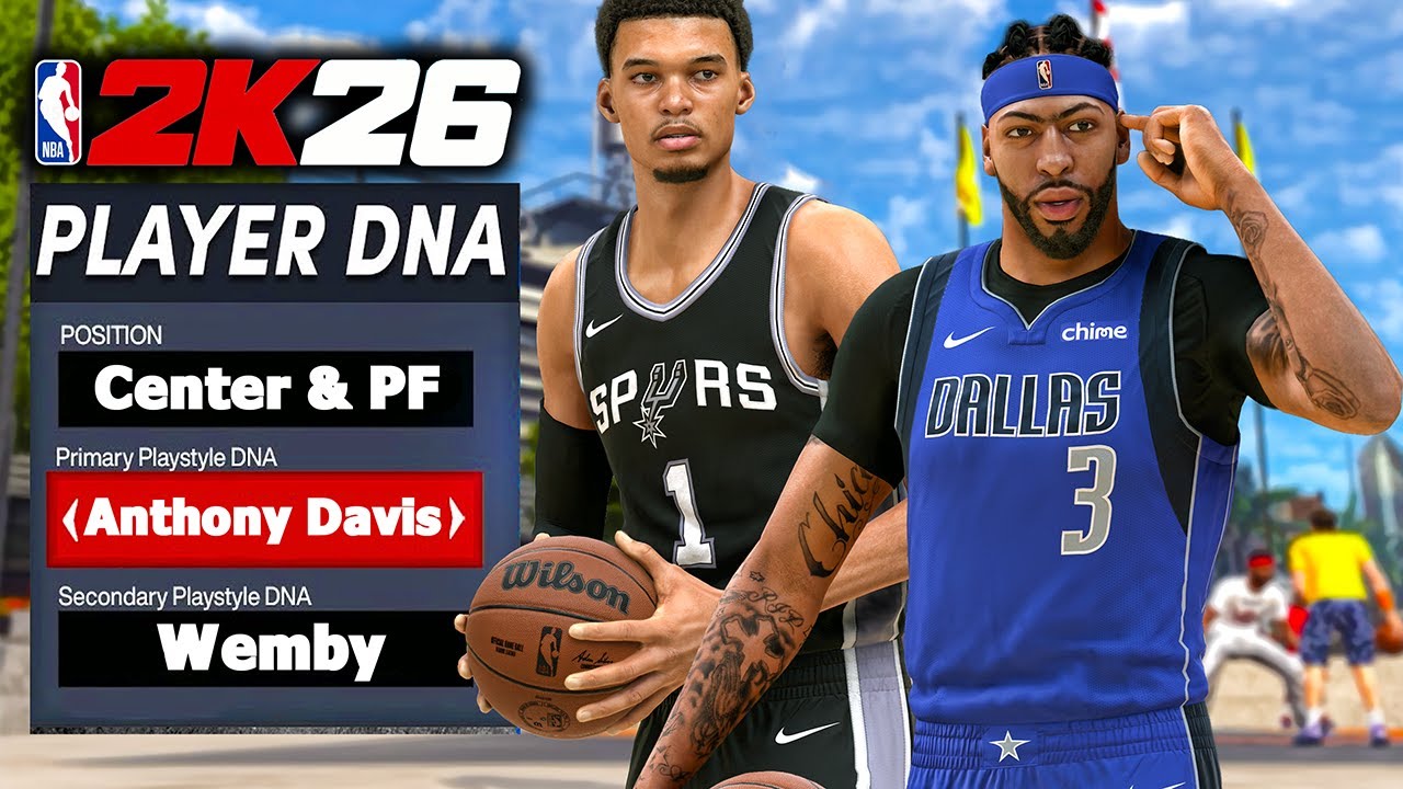 NBA 2k26 Best Dynamic Stretch Bigs | Best Anthony Davis & Wemby Builds