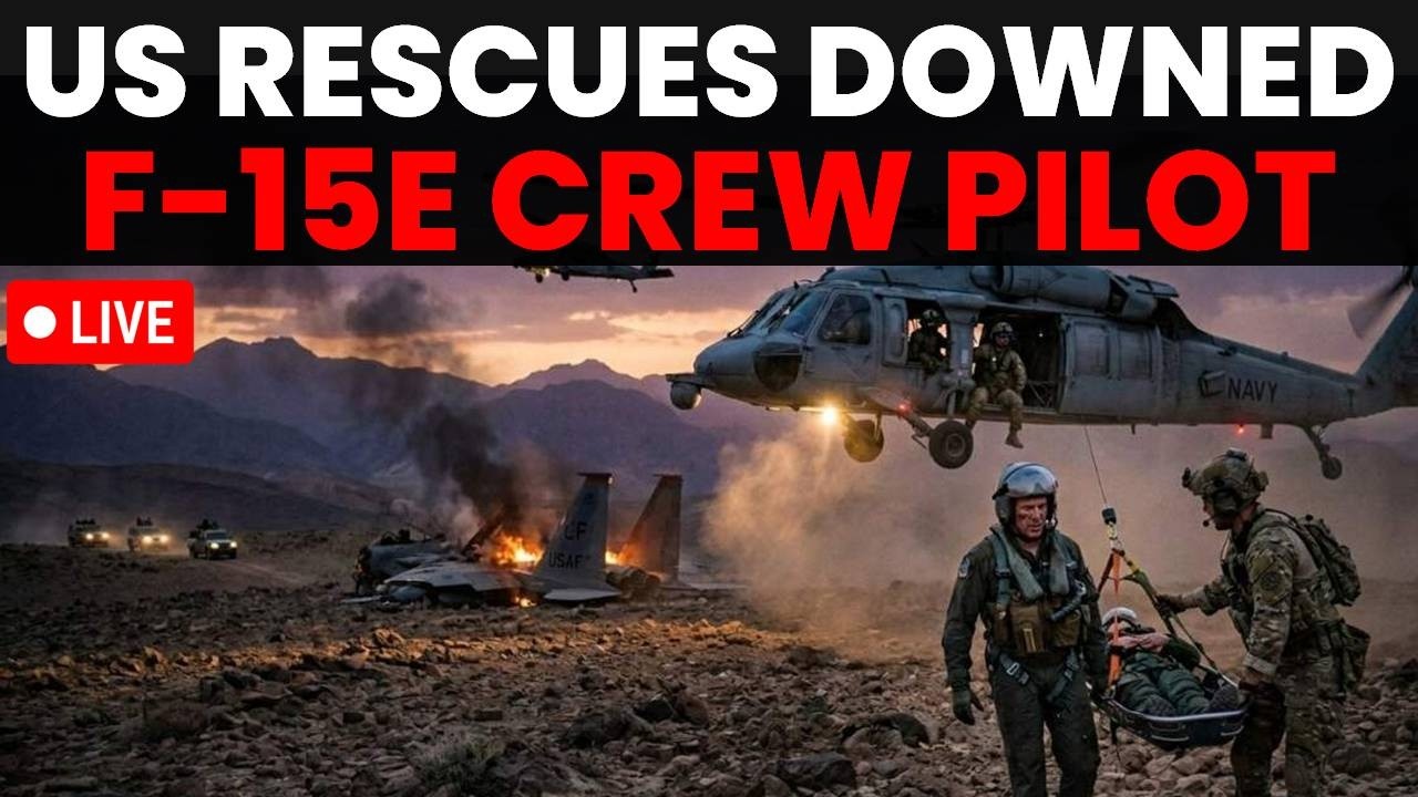 Iran War News LIVE; Trump Announces: Missing F-15 Pilot Safely Rescued from Iran | India Today