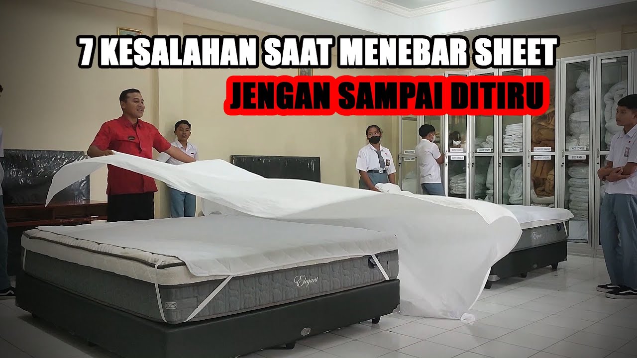 7 MISTAKES WHEN SPREADING SHEETS ON A MAKING BED
