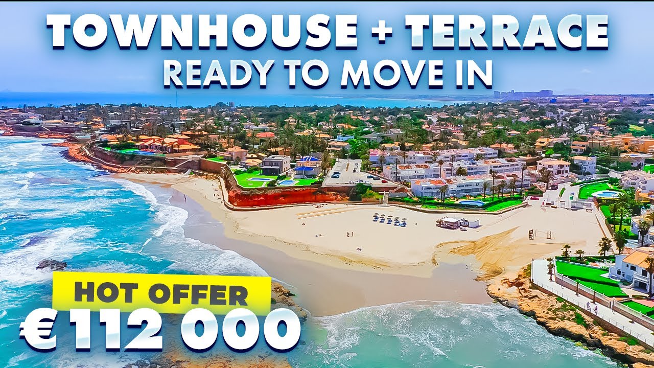 Cozy townhouse for Sale in Spain €112 000 summer Pool area + heated pool & Near the Sea