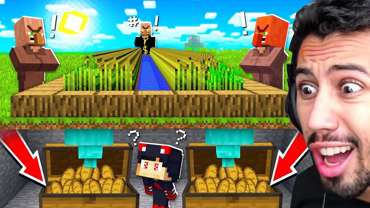اكتشفنا أنابيب سرية من دايموند في قرية ماين كرافت !!؟