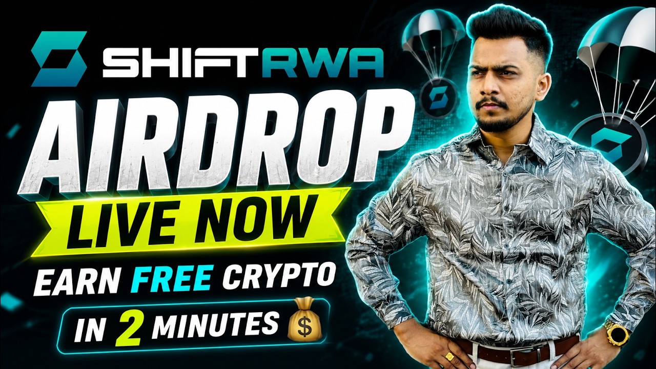 ShiftRWA Airdrop Live Season 1 🚀 Get Free Tokens in Just 2 Minutes