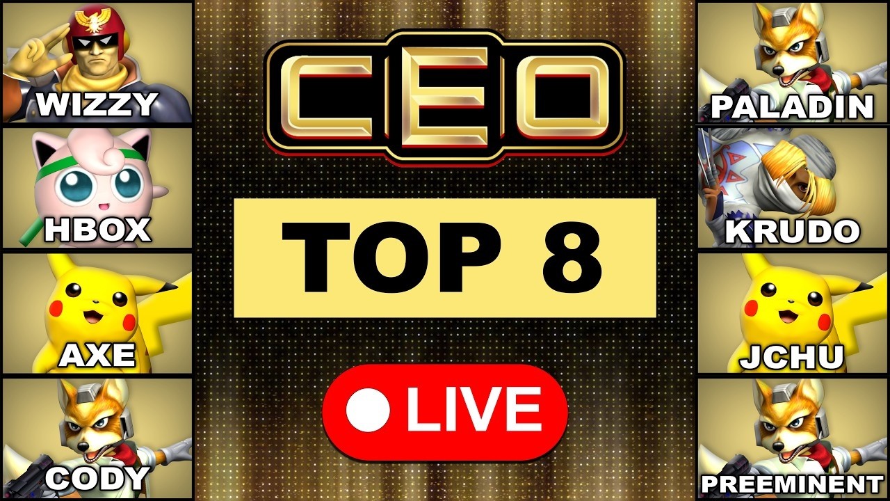CEO 2026 | Day 3/3 | Smash Melee Top 8