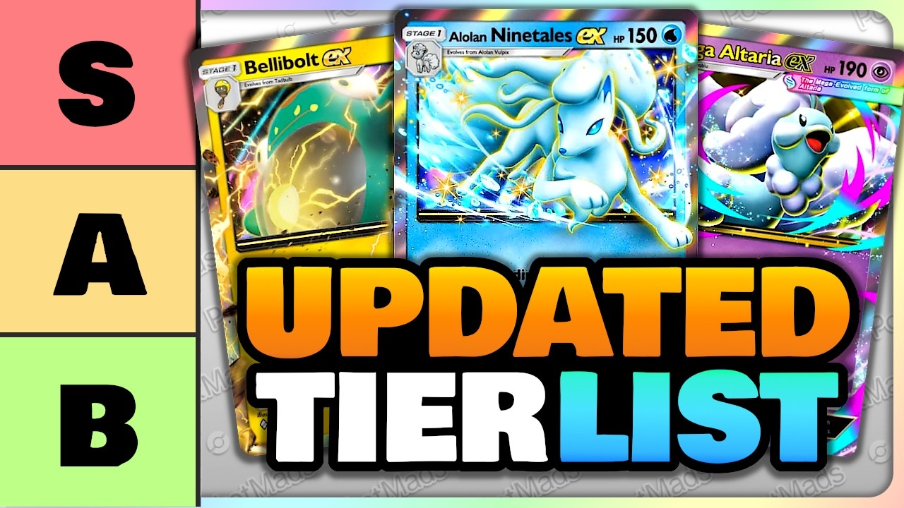UPDATED TIERLIST - Ranking The Best Decks RIGHT NOW!!! | Pokemon TCG Pocket