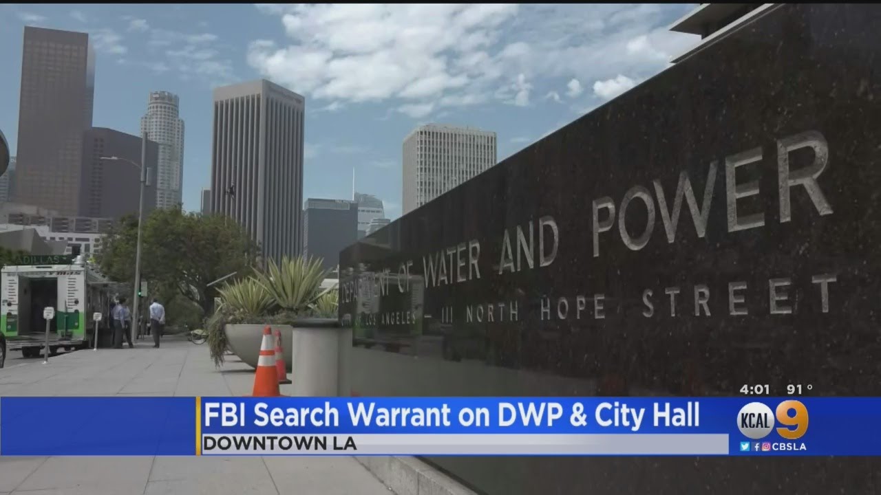 FBI Raids LADWP Offices In Downtown LA