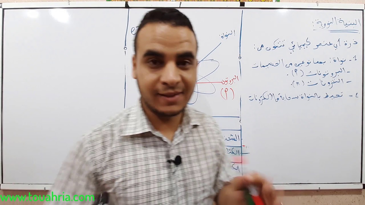 28#  التحولات النووية (خصائص ومكونات النواة) الأستاذ طواهرية عبد العزيز