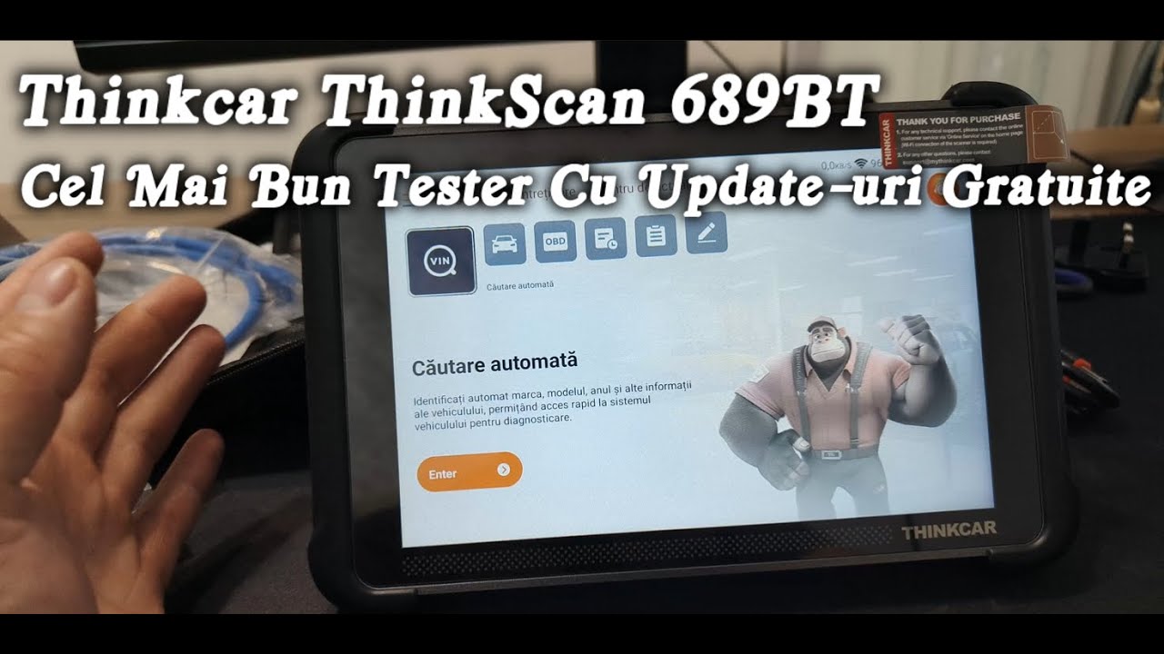 ThinkCar ThinkScan 689BT Unboxing si Prezentare. Tester profesional cu UPdate-uri gratuite pe viata!