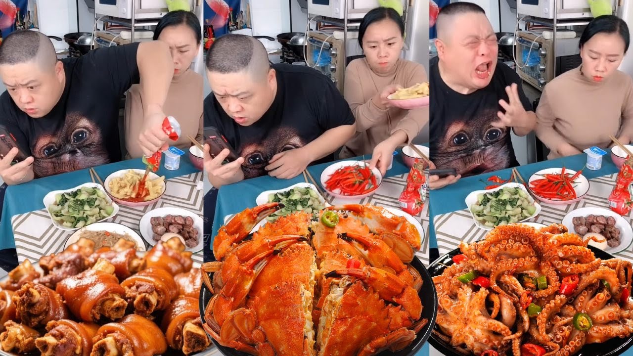 都是手机惹的祸，但是发现一个秘密，酸奶竟然能解辣#funny #美食分享日常 #搞笑【朱大帅and依美姐】