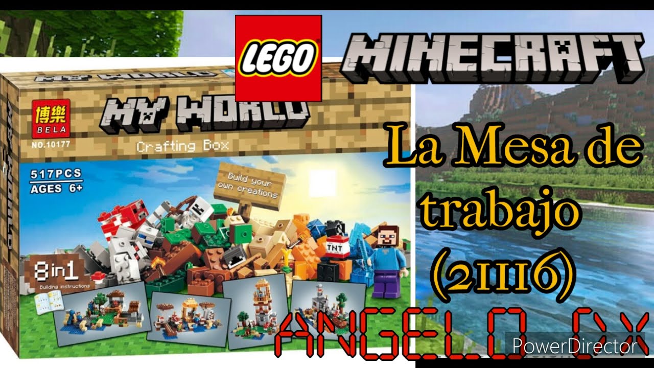 //LEGO MINECRAFT//21116: Crafting Box//Angelo DX//Unboxing en español.