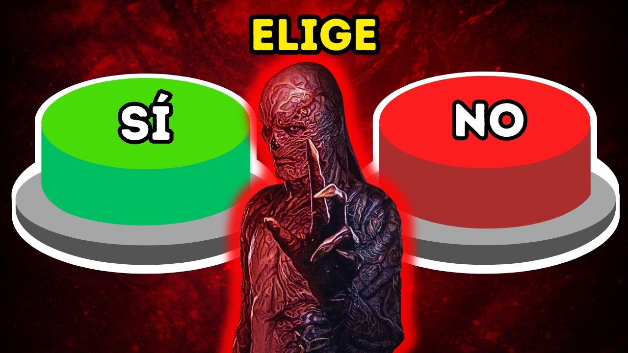 Elige un botón: SÍ o NO | Stranger Things Quiz🤯