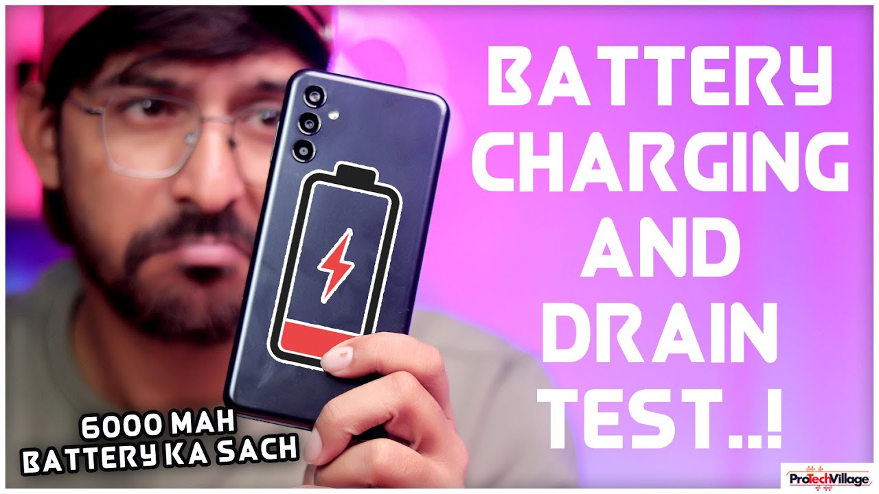 Samsung Galaxy M13 💥 | Battery Charging and Drain Test | 100% to 0% [HINDI]