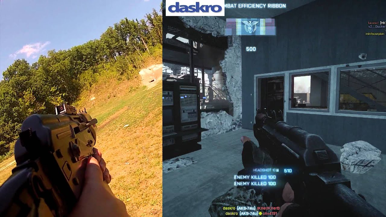 Battlefield 3 Guns in Real Life - AKS-74U Engineer Carbine