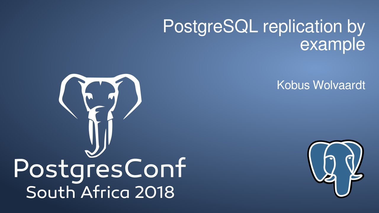 PostgreSQL replication by example
