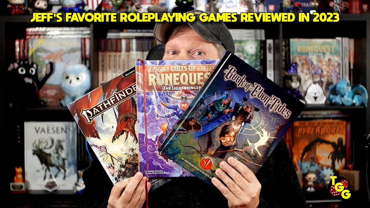 Jeff's Favorite Roleplaying Games Reviewed on The Gaming Gang in 2023