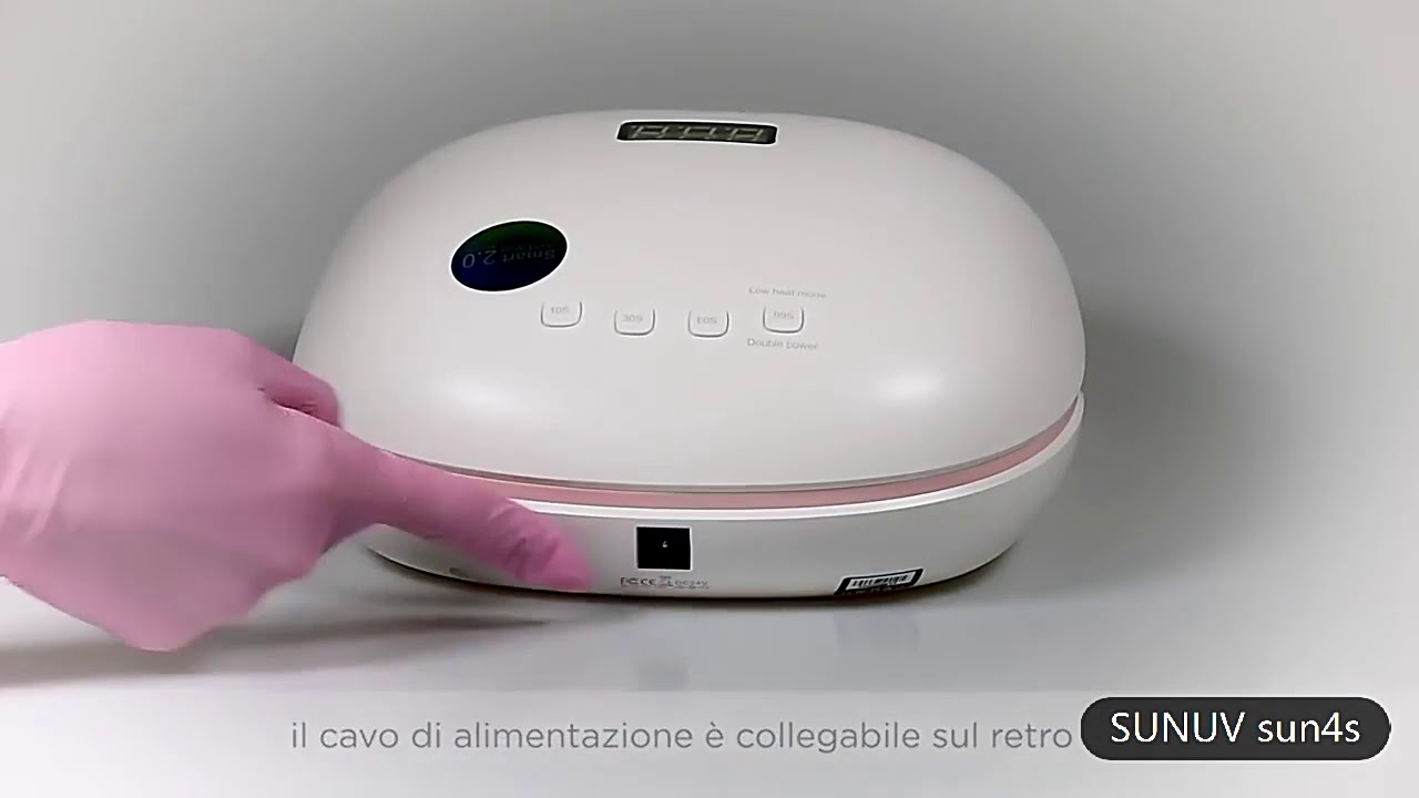 SUNUV SUN4S 4 Nail Lamp 48W UV LED Nail Dryer for Curing Gels Polish With Smart Sensor Manicure Nail