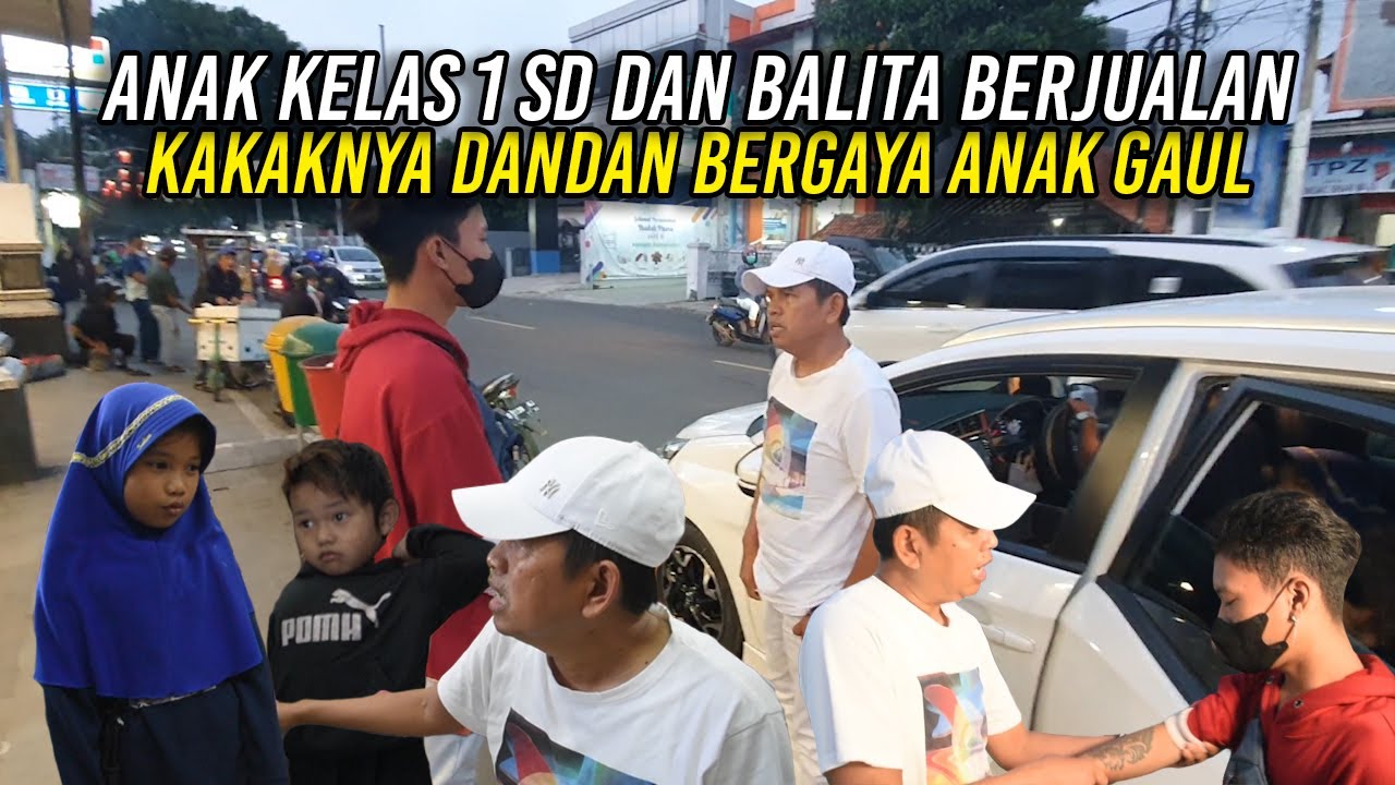 AN4K KELAS 1 SD DAN BAL1TA 4 TAHUN BERJUALAN | KANG DEDI SEMPROT KAKAKNYA BERDANDAN GAUL