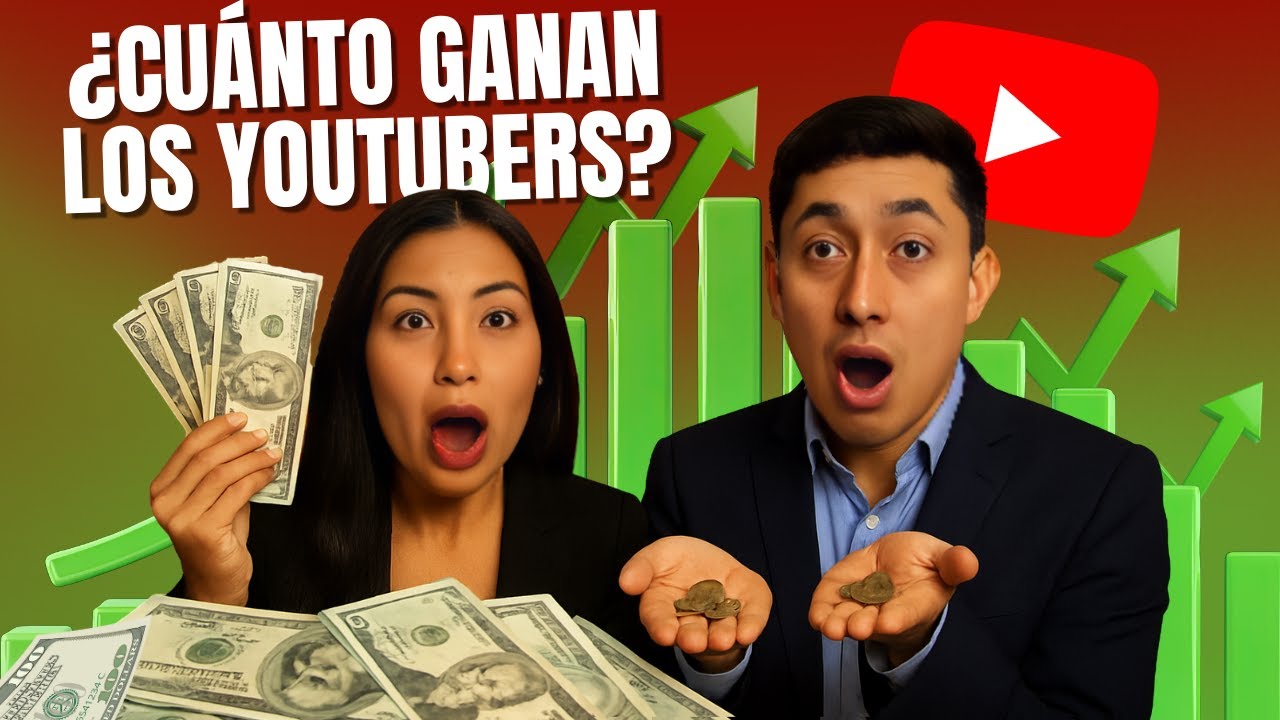 ¿CUÀNTO GANAN LOS YOUTUBERS? 💸 (Te Vas a Sorprender)