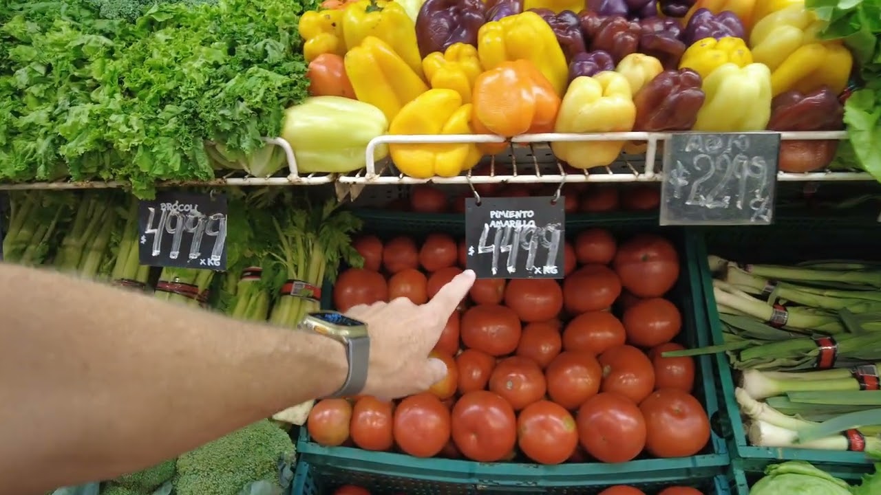 BUENOS AIRES FOOD IS EXPENSIVE!!!  See for yourself.  Disco Mercado - Buenos Aires Argentina - ECTV