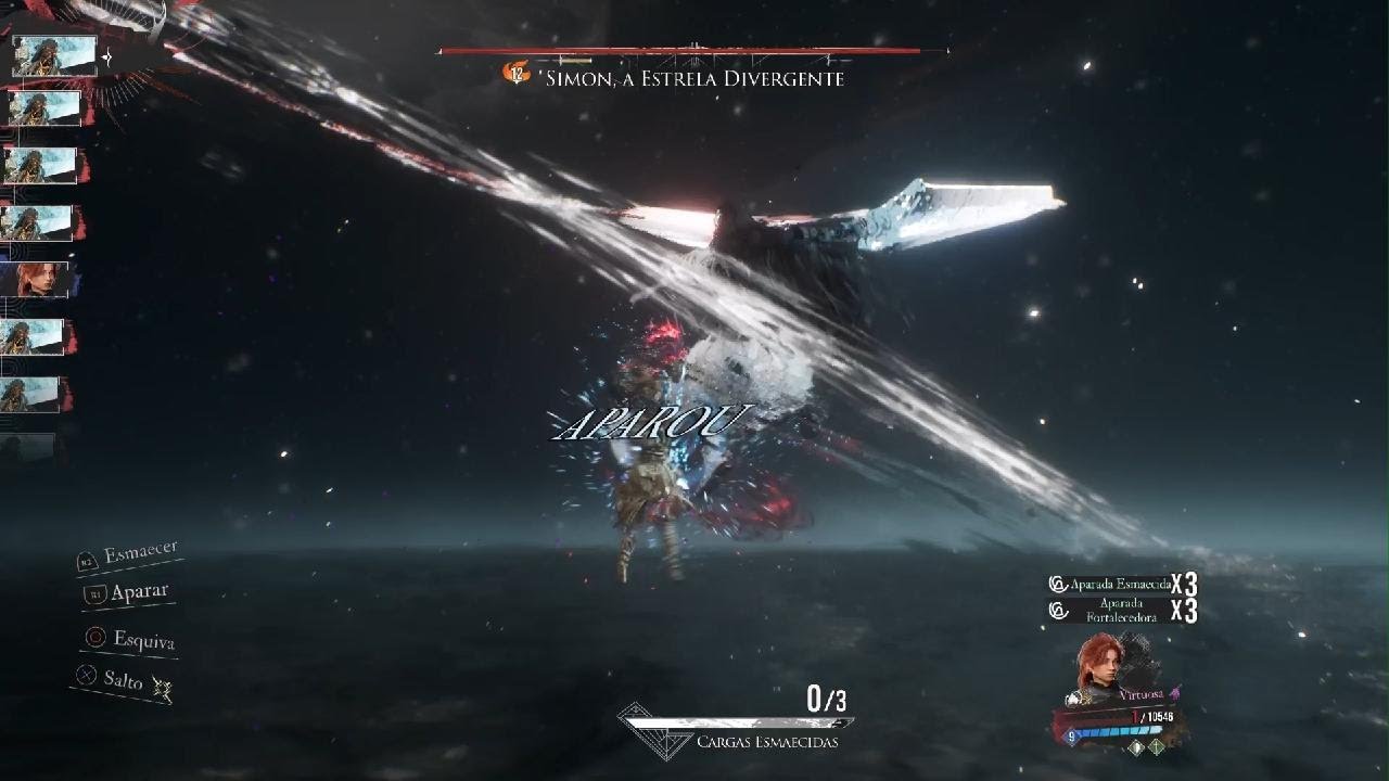 Simon Divergent Star Boss Fight — NG No Hit / No Damage